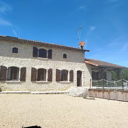 Avec Piscine Chez Labaurie 別荘 Marthon